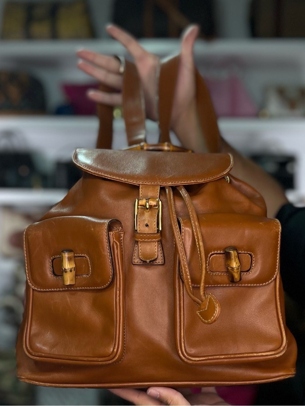 Gucci Leather Backpack